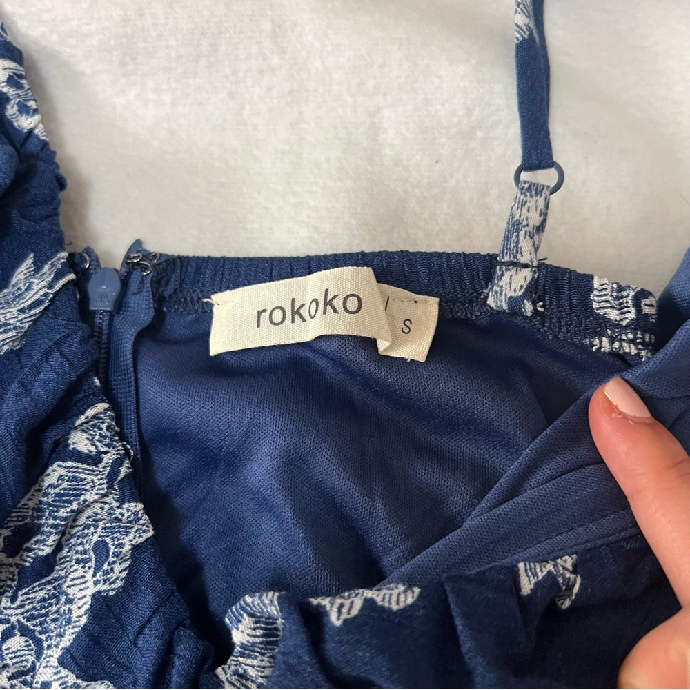 rokoko floral faux wrap April sale - Picture 8 of 9